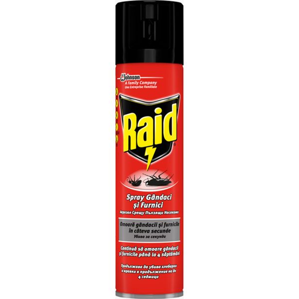 RAID INSEKTICID ZA GOMAZEČE INSEKTE 400 ML