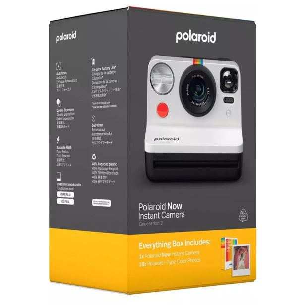 INSTANT  FOTOAPARAT POLAROID NOW EVERYTHING BOX 2 B&W