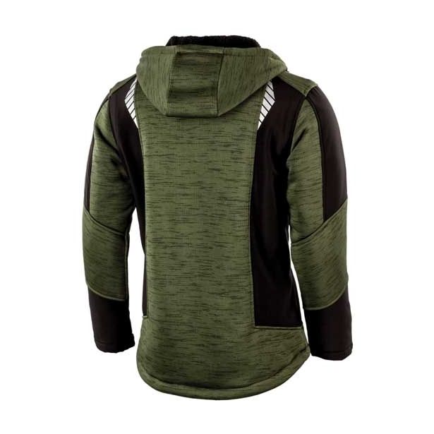 JAKNA ALBATROS ALDRIN L OLIVNO / ČRNA PLETENINA / SOFTSHELL