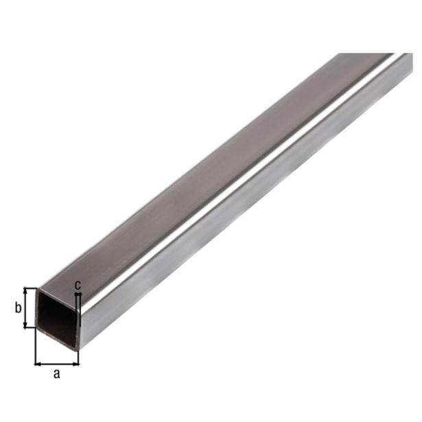KVADRATNA CEV ALBERTS JEKLO, 16X16X1X1000 MM HLADNO VALJANA