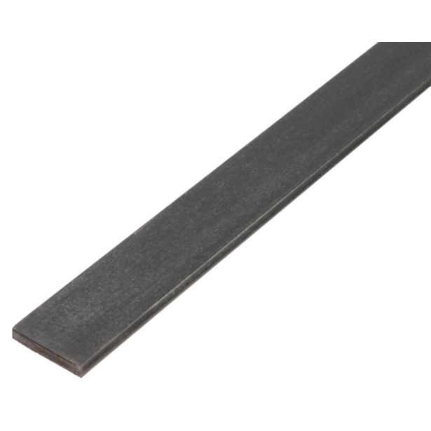 PLOSKA PALICA ALBERTS JEKLO, 25X4X1000 MM VROČE VALJANA