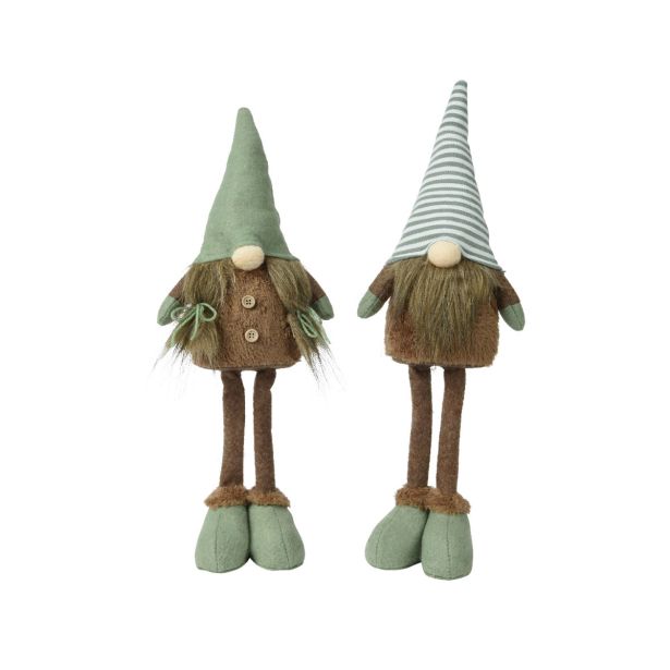 JESENSKA FIGURA DECORIS ŠKRAT Z NOGAMI 13X8X50CM ZELENO/RJAV, SORTIRANO
