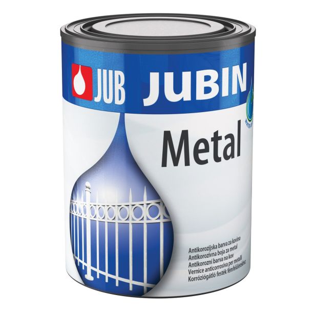 ANTIKOROZIVNI PREMAZ JUB JUBIN METAL ČRNI 9 0.65 L