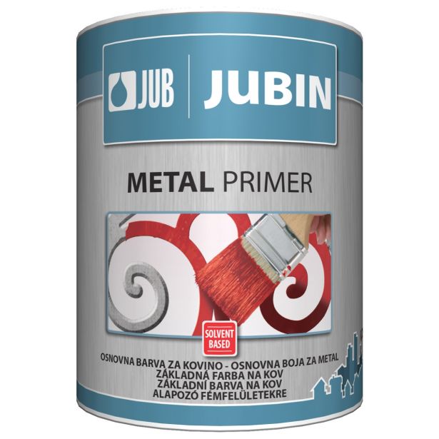 TEMELJNI PREMAZ JUB JUBIN METAL PRIMER SOLV. SIVI 0.75L