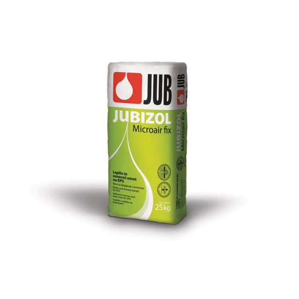FASADNO LEPILO JUB JUBIZOL MICRO AIR FIX BEL 25 KG ZA LEPLJENJE EPS