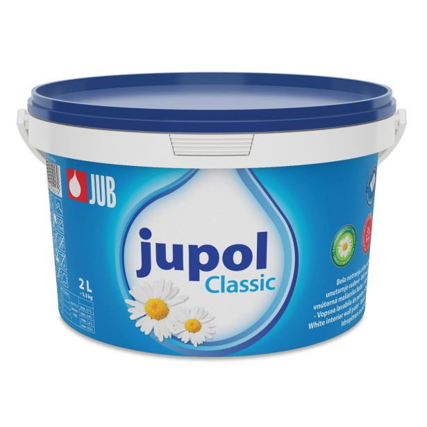 NOTRANJA ZIDNA BARVA JUB JUPOL CLASSIC BELI 2 L