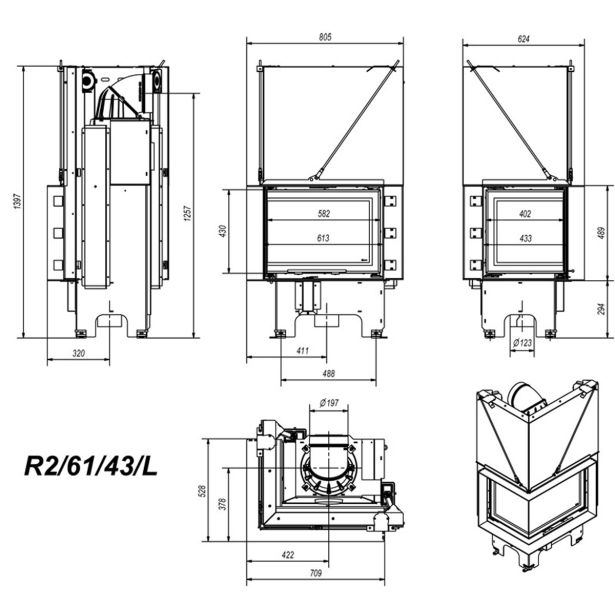 KAMINSKI VLOŽEK FRAM 2/70/48 D