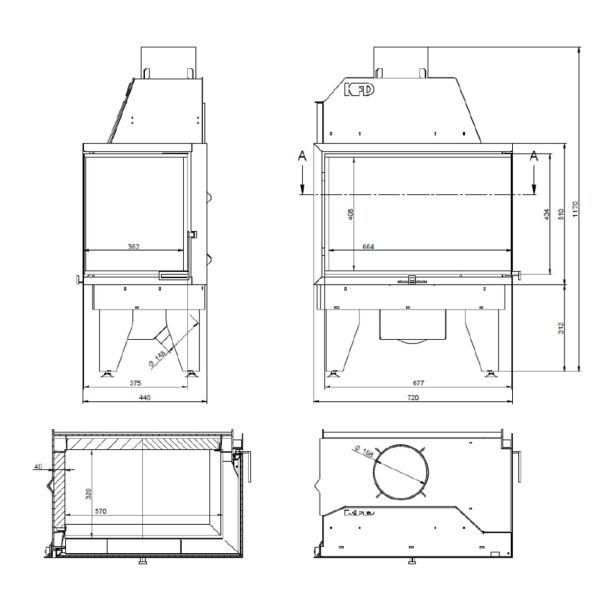 KAMINSKI VLOŽEK KFD ECO ILINE 5172 L