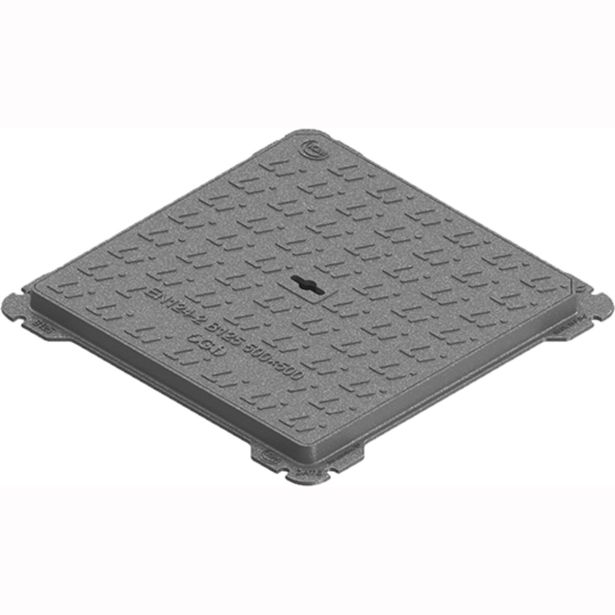 KANALSKI LTŽ POKROV Z OKVIRJEM 2PR-LINK, 301X301MM, B125KN, H28MM