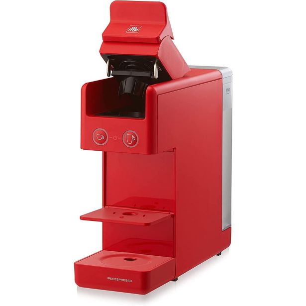 KAVNI APARAT ILLY Y3.3 ESPRESSO&COFFEE, RDEČ