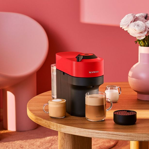 KAVNI APARAT, KAPSULE NESPRESSO VERTUO POP RDEČ