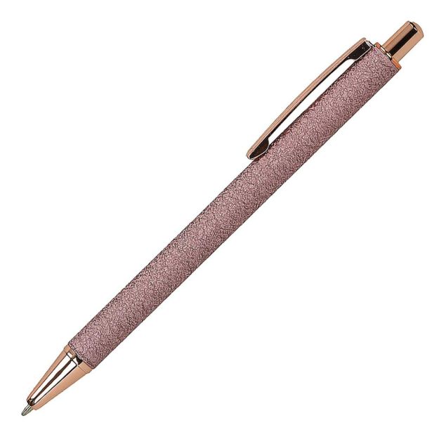 KEMIČNI SVINČNIK CREATIVE METAL ROZA + ETUI