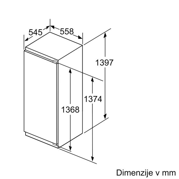 HLADILNIK BOSCH KIF52AFF0
