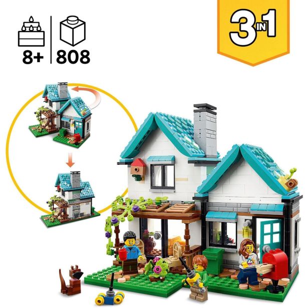 KOCKE LEGO 31139 CREATOR UDOBNA HIŠA