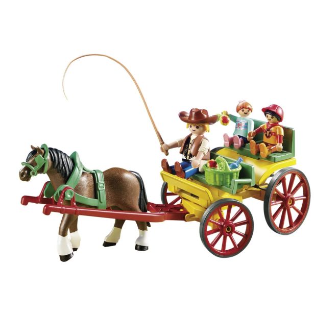 KOCKE PLAYMOBIL KOČIJA S KONJSKO VPREGO 6932