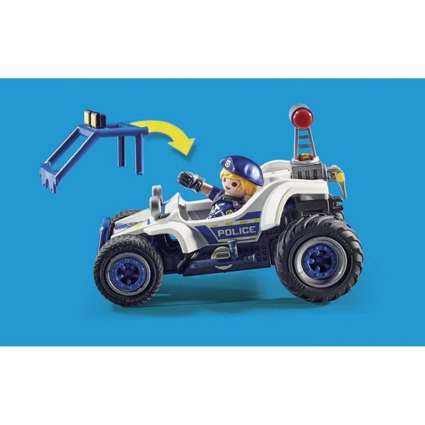 KOCKE PLAYMOBIL POLICIJS. TERENSKO VOZILO S TATOM NAKITA 70570