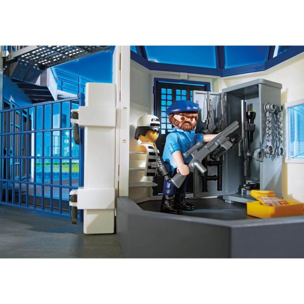 KOCKE PLAYMOBIL POLICIJSKA POSTAJA Z ZAPOROM 6919