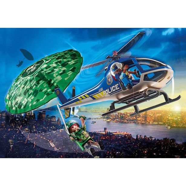KOCKE PLAYMOBIL SET POLICIJSKO ISKANJE S PADALOM 70569