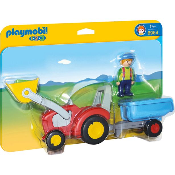 KOCKE PLAYMOBIL TRAKTOR S PRIKOLICO 6964