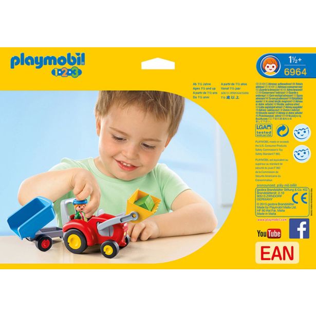 KOCKE PLAYMOBIL TRAKTOR S PRIKOLICO 6964