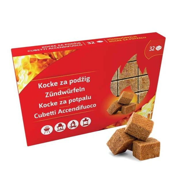 PRIPOMOČKI ZA PODŽIG BIOLES HORIZONT BIO KOCKE ZA PODŽIG 32 KOS