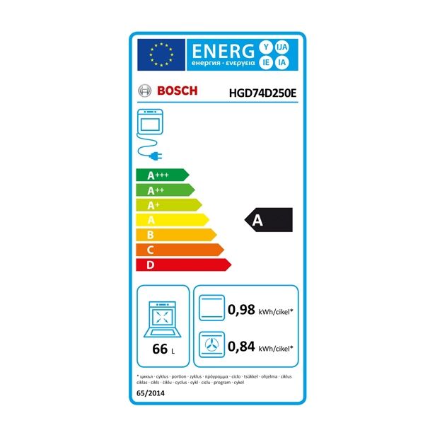 KOMBINIRANI ŠTEDILNIK BOSCH HGD 74D250E