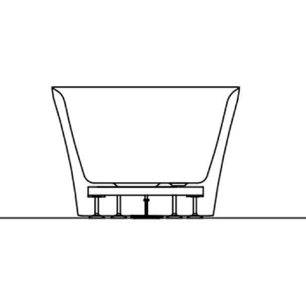 KOPALNA KAD SAMOSTOJEČA KOLPA SAN MARILYN-FS 180X90/O WHITE HORIZONTALNI PRELIV