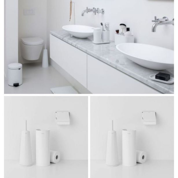 KOPALNIŠKA GALANTERIJA BRABANTIA WC ŠČETKA RENEW BELA