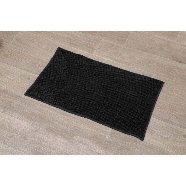 KOPALNIŠKA PREPROGA TENDANCE MICROFIBER BALLS 45X75 CM ČRNA