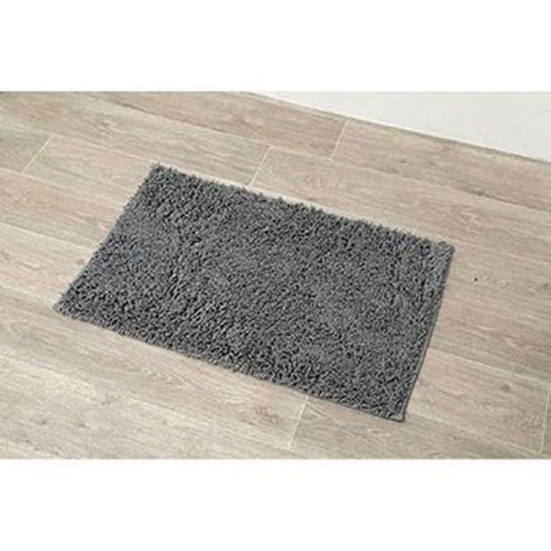 KOPALNIŠKA PREPROGA TENDANCE TENDANCE 50X80 CM MIKROFIBRA SIVA