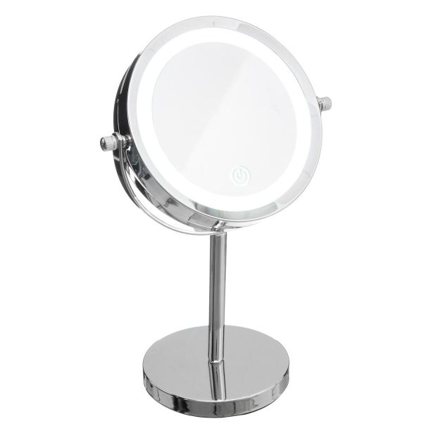 KOPALNIŠKI DODATKI GEPARD KOZMETIČNO OGLEDALO 19X29 LED RAZSVTLJAVA, BELO