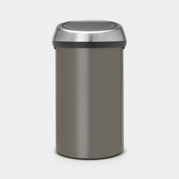 KOŠ ZA SMETI BRABANTIA NA DOTIK 60 L, PLATINUM