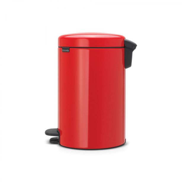 KOŠ ZA SMETI BRABANTIA NEWICON S PEDALKO 12 L, RDEČ