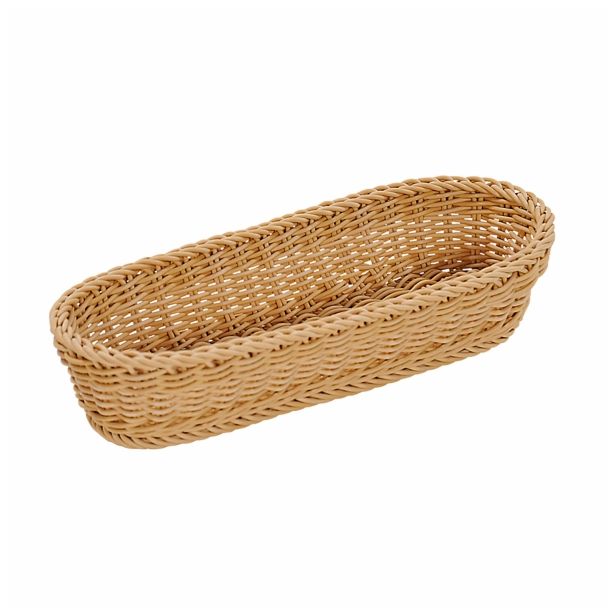 KOŠARA ZA KRUH KESPER 41X16X7 CM VEČNAMENSKA PLETENA PRALNA