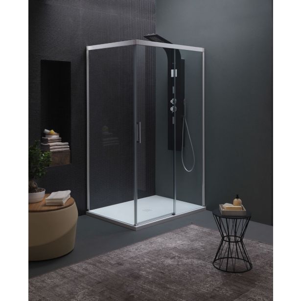 KOTNA KABINA ZA PRHANJE KOLPA SAN TK 140X90/K-D MONTES SILV