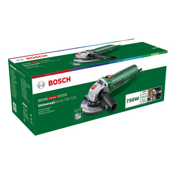 KOTNI BRUSILNIK BOSCH DIY UNIVERSALGRIND 750-125