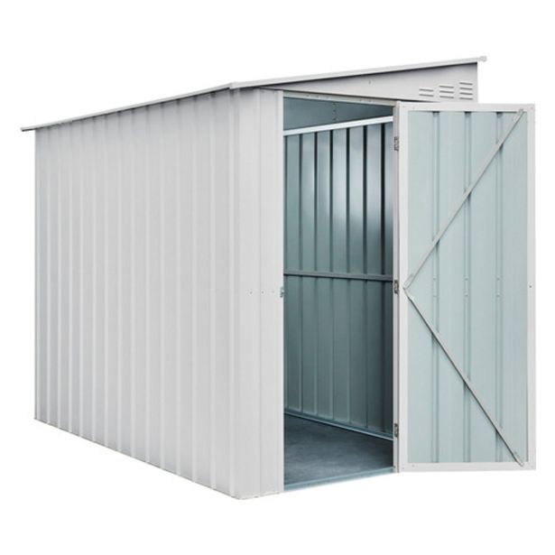 KOVINSKA VRTNA HIŠKA GLOBEL LEANTO 58 SREBRNA Š145 X G234 X V204 CM