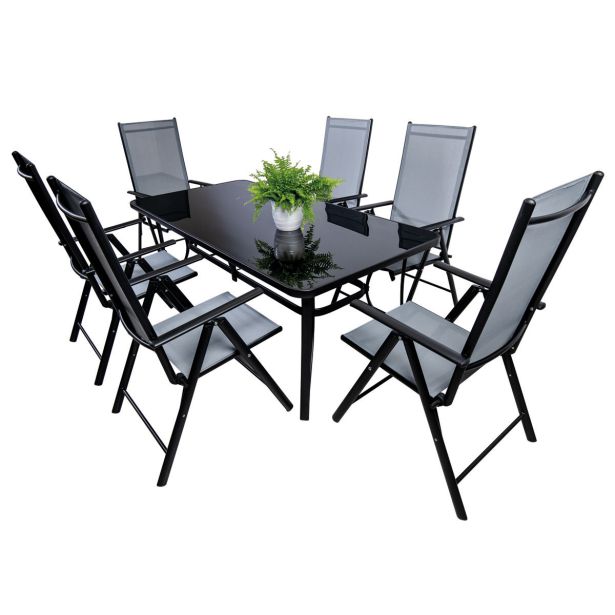 KOVINSKI STOL MQ NYBRO 55X67X103 CM ANTRACIT
