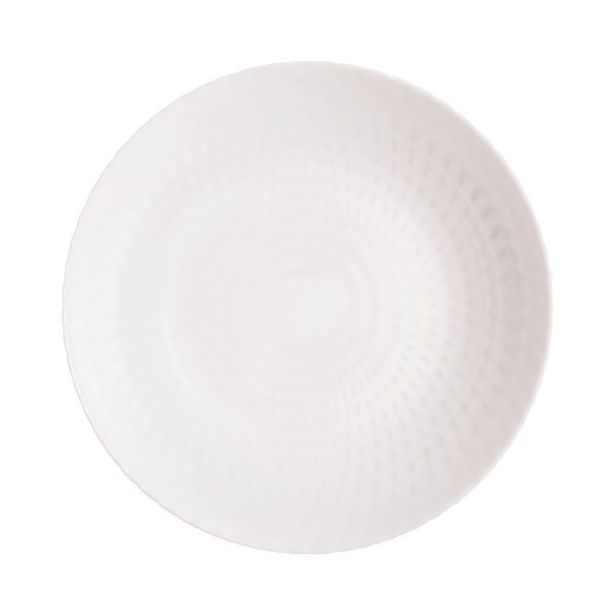 GLOBOKI KROŽNIK LUMINARC 20 CM PAMPILLE BELA