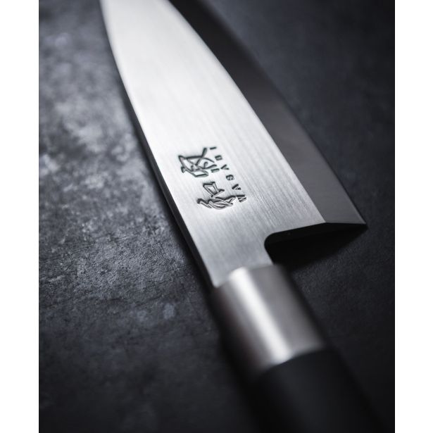KUHINJSKI NOŽ KAI EUROPE WASABI BLACK NAKIRI 16.5 CM 6716N