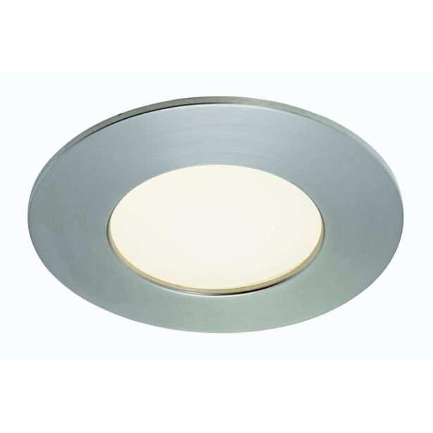 LED PANEL FLAT-IN 3X5W NW FI 85MM, NIKEL MAT