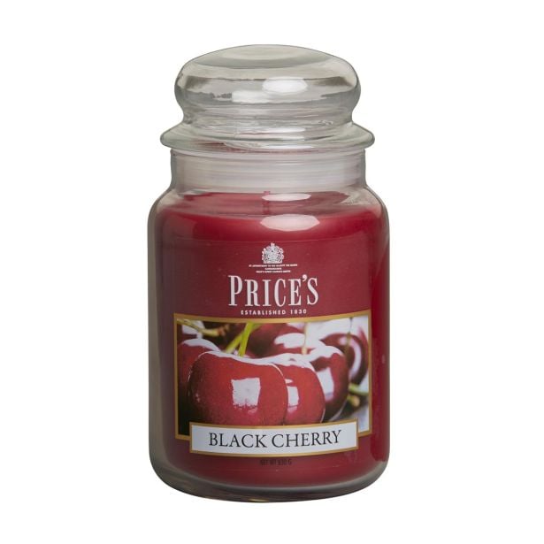 SVEČA V KOZARCU PRICES LARGE JAR BLACK CHERRY