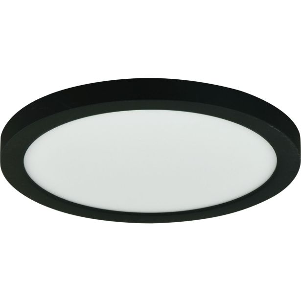 LED PANEL E2 18W CCT MULTIWATT OKROGLI ČRN NADG./VGRAD.