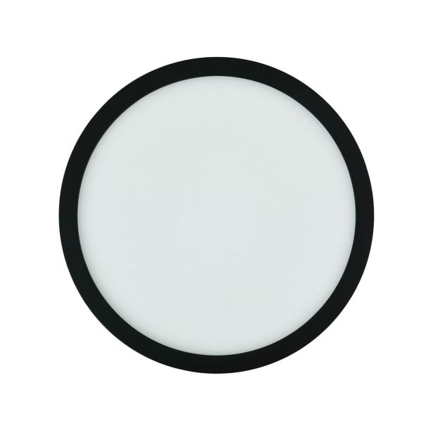 LED PANEL E2 24W CCT MULTIWATT OKROGLI ČRN NADG./VGRAD.