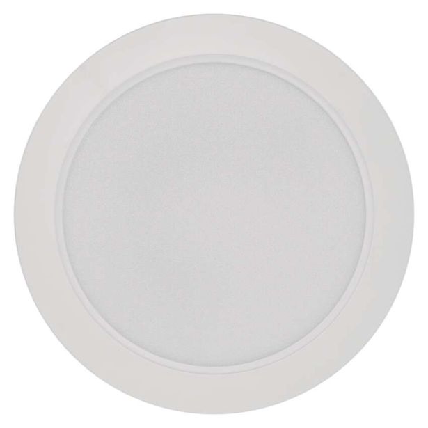 LED PANEL EMOS RUBIC 18W NW, BELI OKROGLI, NADG./VGRAD.