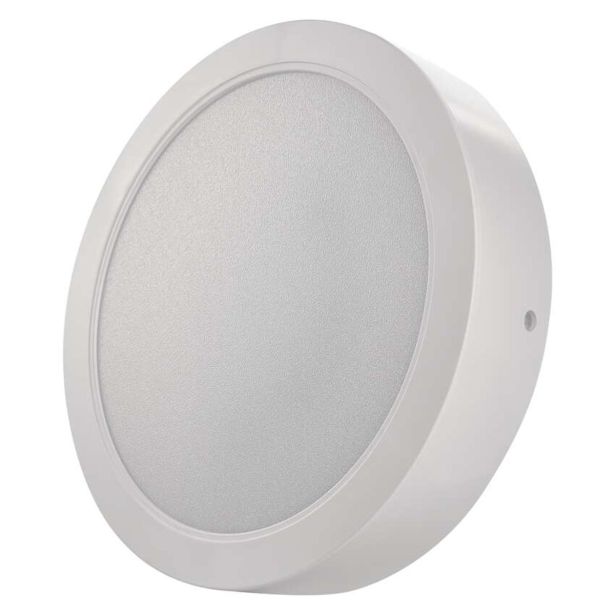 LED PANEL EMOS RUBIC 24W NW, BELI OKROGLI, NADG./VGRAD.