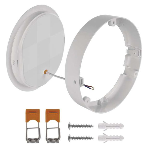 LED PANEL EMOS RUBIC 24W NW, BELI OKROGLI, NADG./VGRAD.