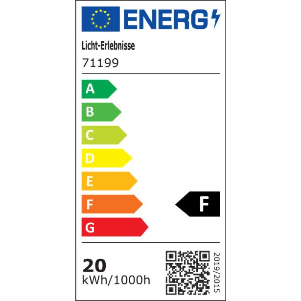 LED PANEL RABALUX SHAUN2 15W 4000K ČRNA OKROGLA
