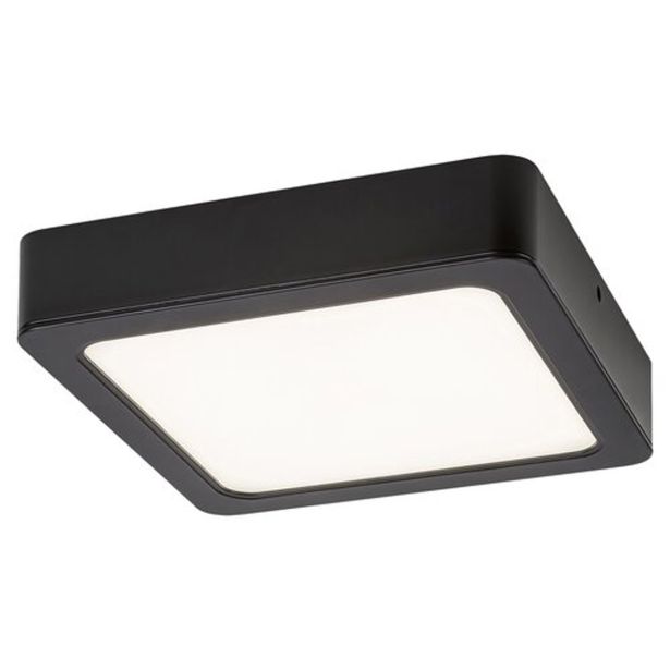 LED PANEL RABALUX SHAUN2 7W 3000K ČRNA KVADRATNA