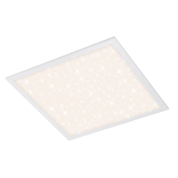 NADGRADNA STROP. SVETILKA BRILONER LED PANEL VESTA 18W CCT BEL, STAR, 30X30, DALJIN.